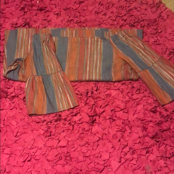 off the shoulder multi color top size 18/20 - Picture 1 of 3